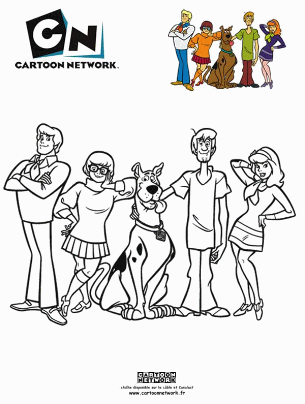 Scooby Doo kolorowanki